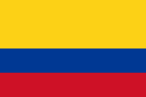 Pasfoto eisen Colombia vlag ASA FOTO Amsterdam