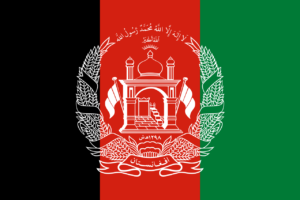 Pasfoto eisen Afghanistan vlag ASA FOTO Amsterdam
