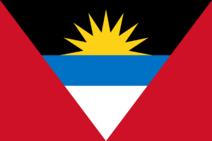 Pasfoto eisen Antigua & Barbuda vlag ASA FOTO Amsterdam