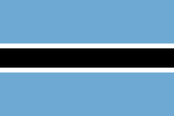 Pasfoto eisen Botswana vlag ASA FOTO Amsterdam