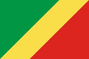 Pasfoto eisen Congo-Brazzaville vlag ASA FOTO Amsterdam