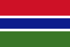 Pasfoto eisen Gambia vlag ASA FOTO Amsterdam