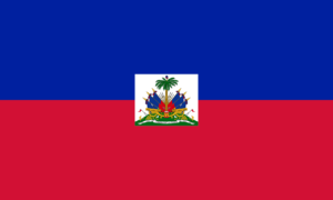 Pasfoto eisen Haïti vlag ASA FOTO Amsterdam